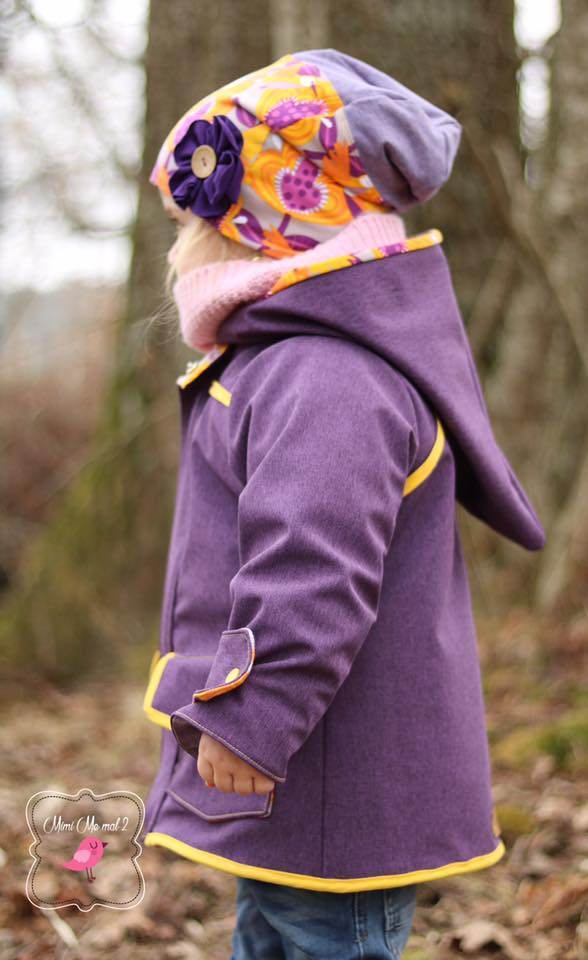 Mini Wetterheld Allwetter-Jacke, Winterjacke, Softshelljacke, Regenjacke für 69cm-104cm Körpergröße - Sewando