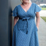 Schnittmuster und Ebook Wickelklei Heather, Gr. 32-50 - Sewando