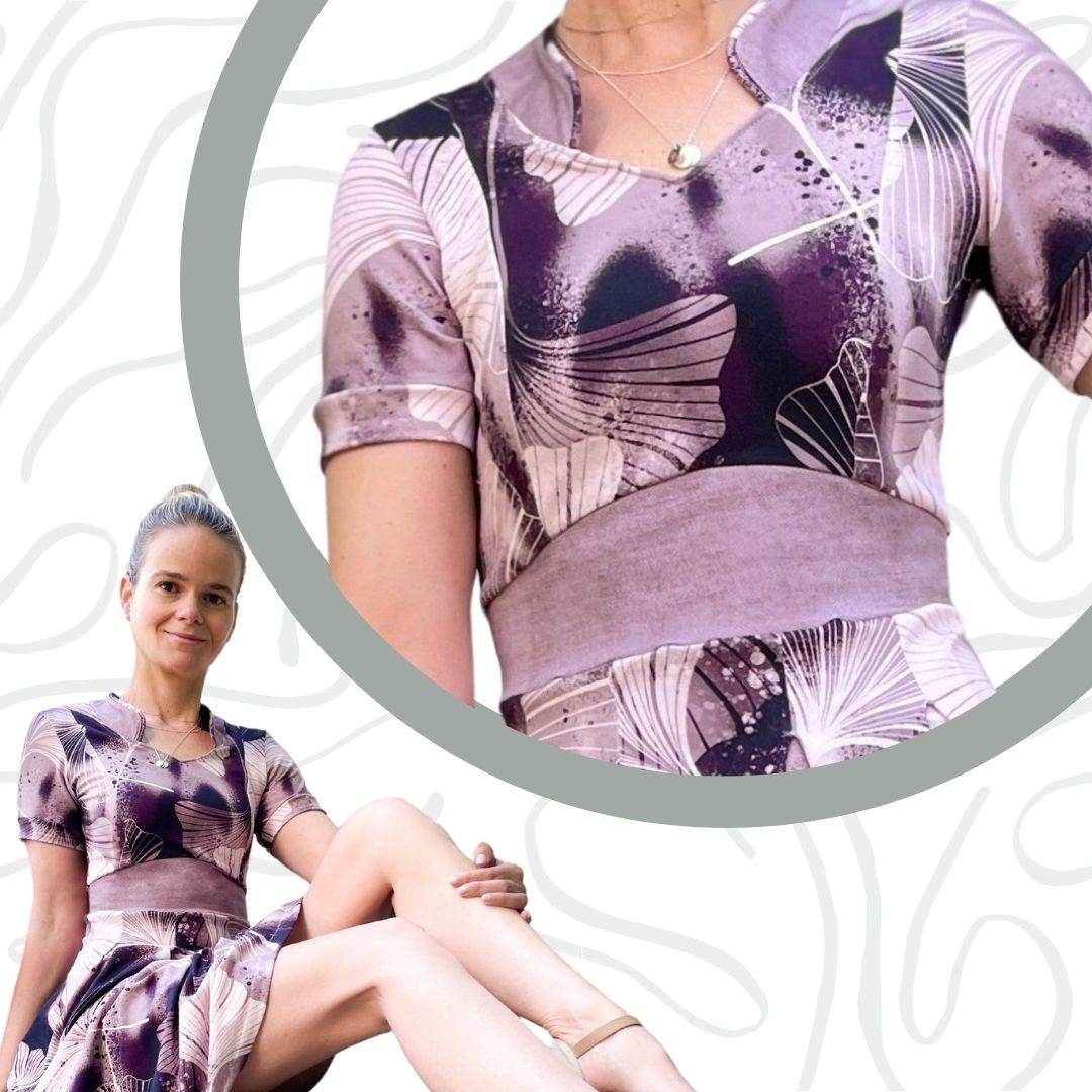 NÉA - DAMENKLEID - 2 STYLES - EBOOK - 32-46 Schnittmuster - Sewando