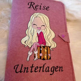 Mädchen Stickdatei – bereit für das nächste Abenteuer mit deiner Stickmaschine - Sewando