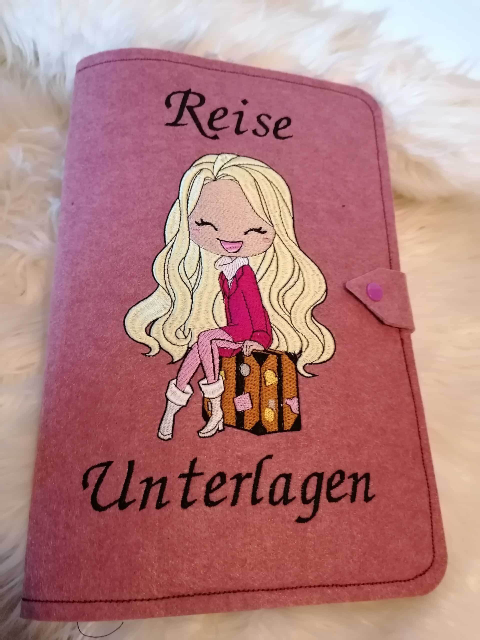 Mädchen Stickdatei – bereit für das nächste Abenteuer mit deiner Stickmaschine - Sewando