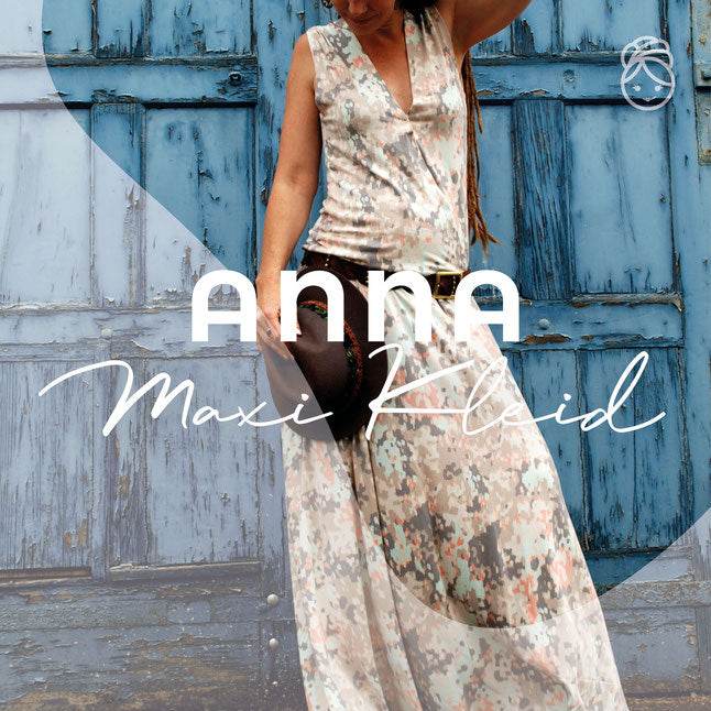 ANNA Schnittmuster und Nähanleitung für Jerseykleid Gr. 34-46 - Sewando
