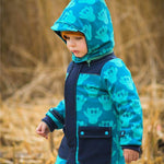 Mini Wetterheld Allwetter-Jacke, Winterjacke, Softshelljacke, Regenjacke für 69cm-104cm Körpergröße - Sewando