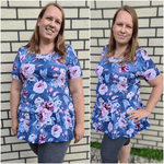 Schnittmuster Tunika, Shirt Aurora Gr. 32 bis 54 - Sewando