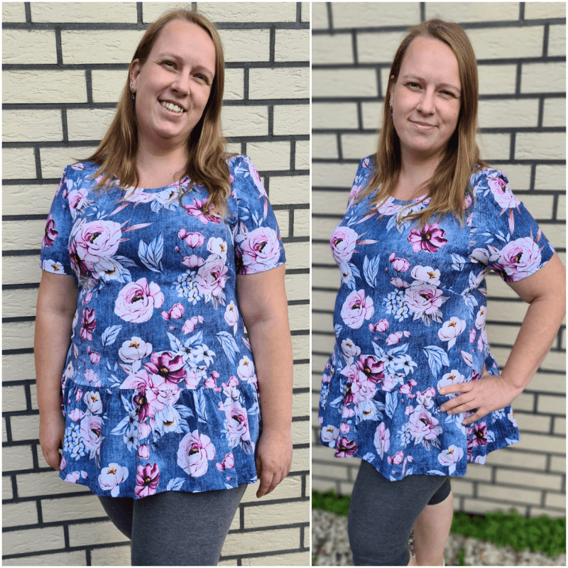 Schnittmuster Tunika, Shirt Aurora Gr. 32 bis 54 - Sewando