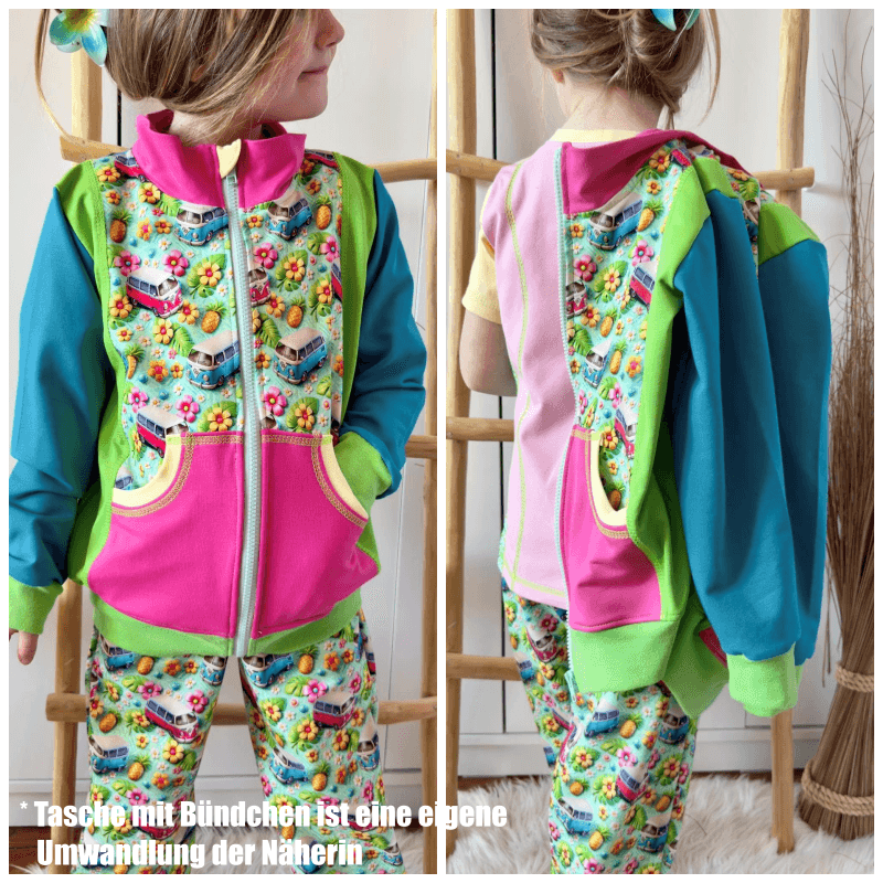 Schnittmuster Bounce Jacke Gr. 80 bis 152 - Sewando