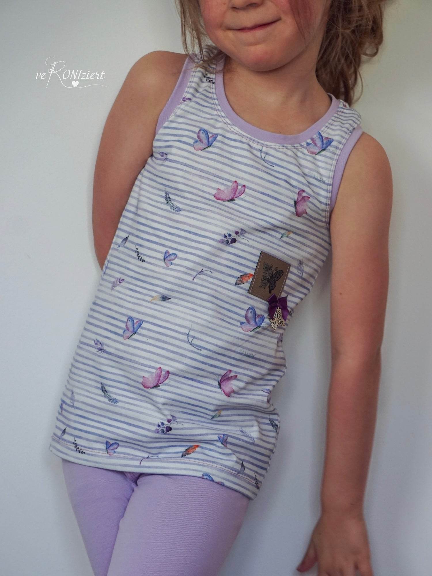 Schnittmuster Kleid / Top Racerback Schweißperlchen Gr. 80-140 - Sewando