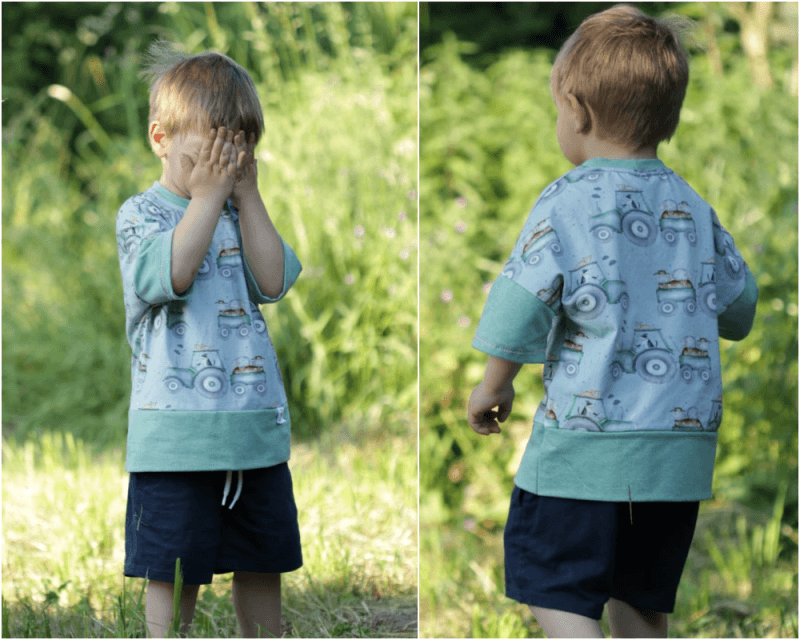 Schnittmuster Shirt AlldayDude Gr. 80 bis 152 - Sewando