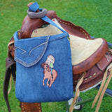 Mädchen auf Pferd Stickdatei – voller Abenteuerlust für deine Stickmaschine - Sewando