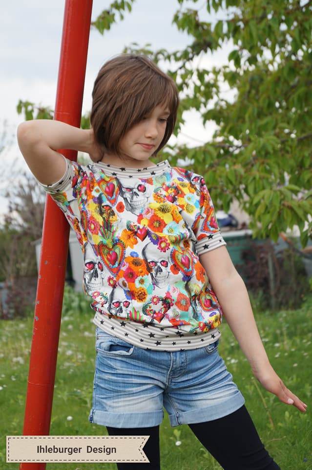 Schnittmuster Shirt/ Pullover Lara&Lars Gr. 68/74-152/158 - Sewando