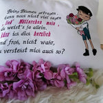 Junge Stickdatei – mit einem Blumenstrauß voller Liebe für deine Stickmaschine - Sewando