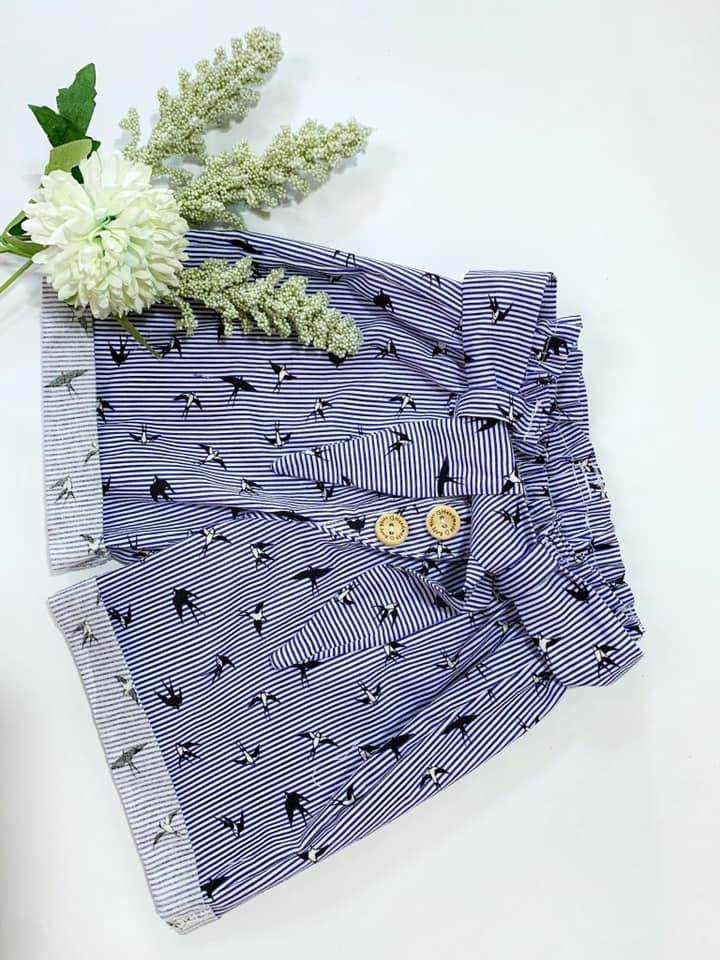 Schnittmuster Emmas Sommershorts Größe 50/56 – 134/140 - Sewando