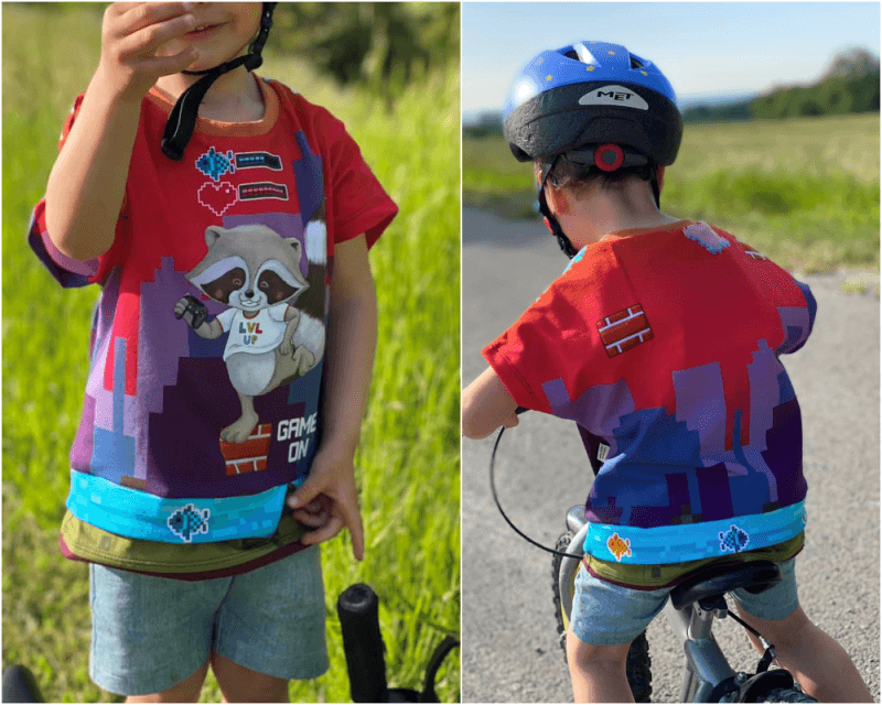 Schnittmuster Shirt AlldayDude Gr. 80 bis 152 - Sewando