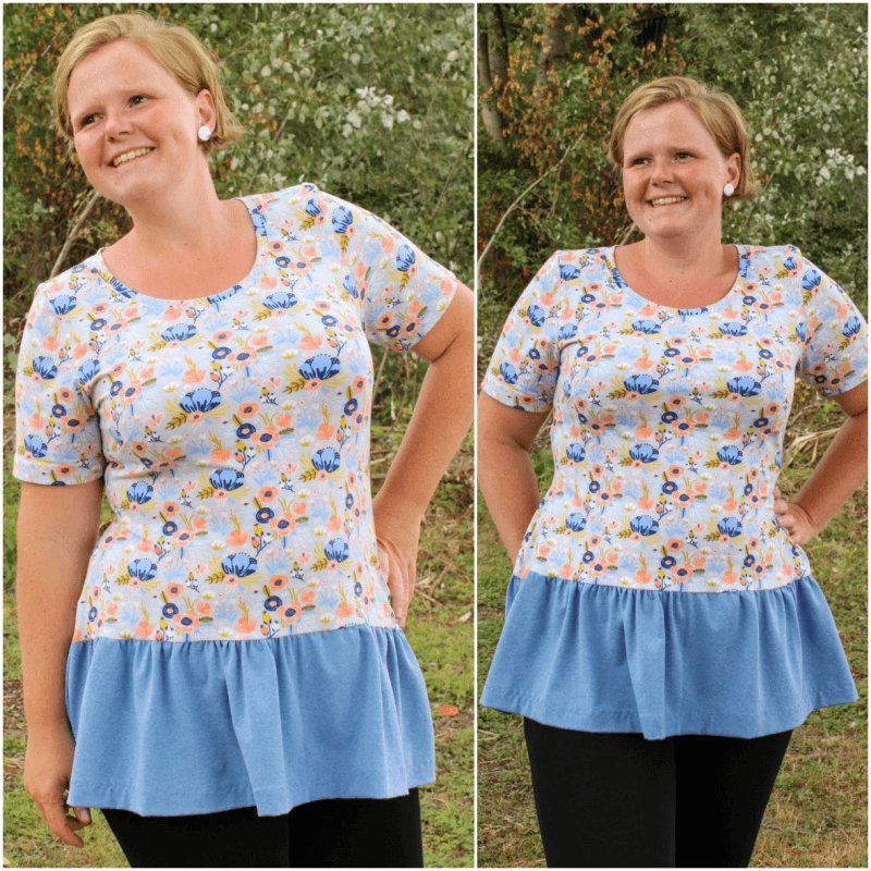 Schnittmuster Tunika, Shirt Aurora Gr. 32 bis 54 - Sewando