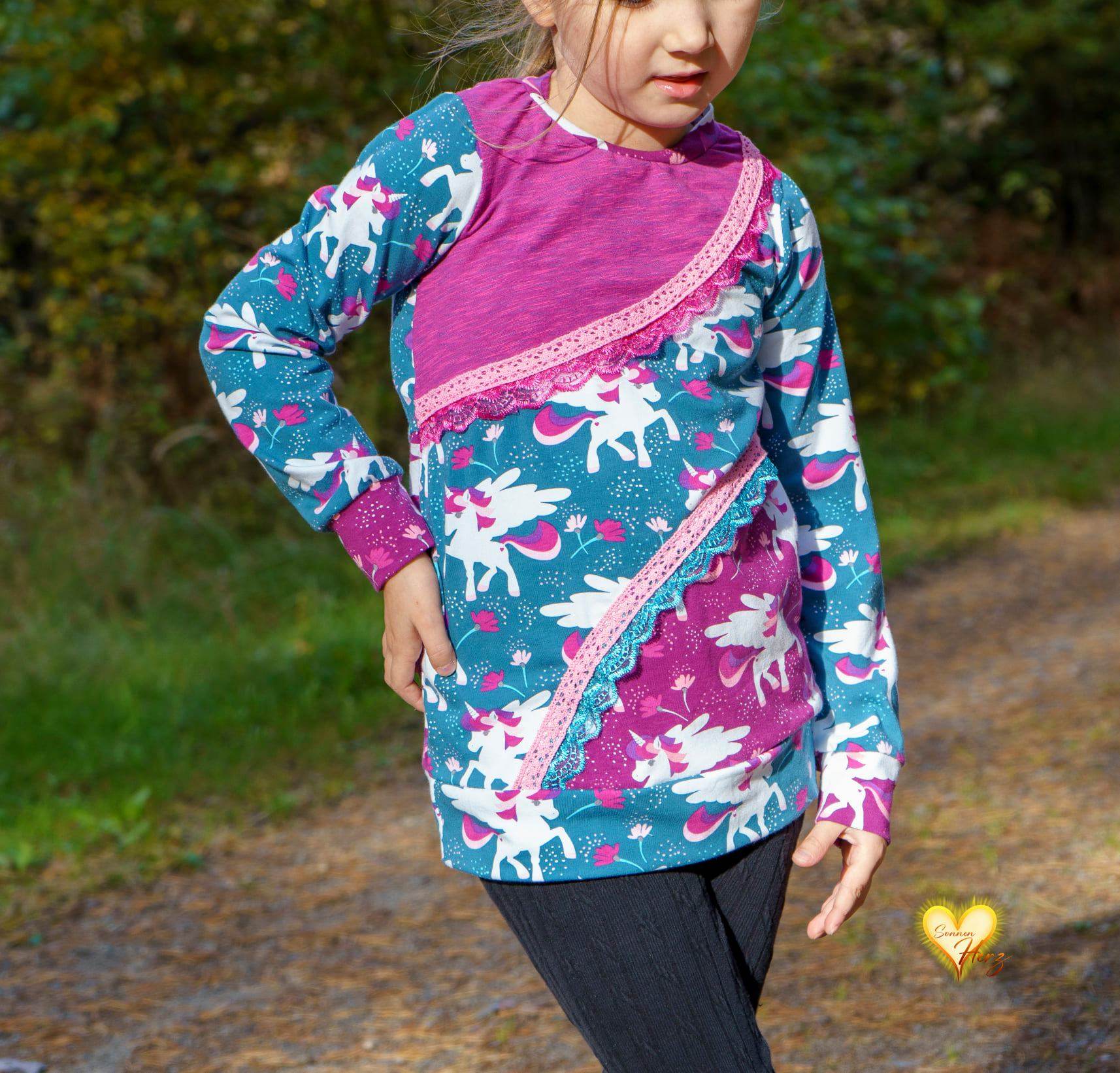 Schnittmuster Wavelove Shirt Gr. 74 bis 152 - Sewando