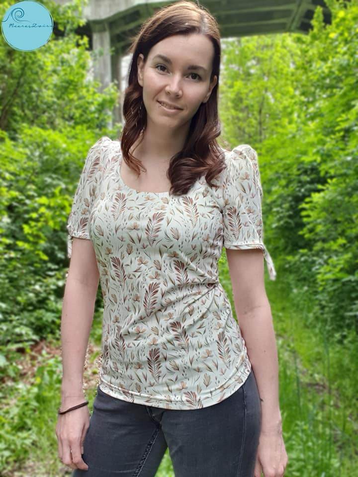 Schnittmuster und Ebook Shirt Dahlia, Gr. 32-50 - Sewando