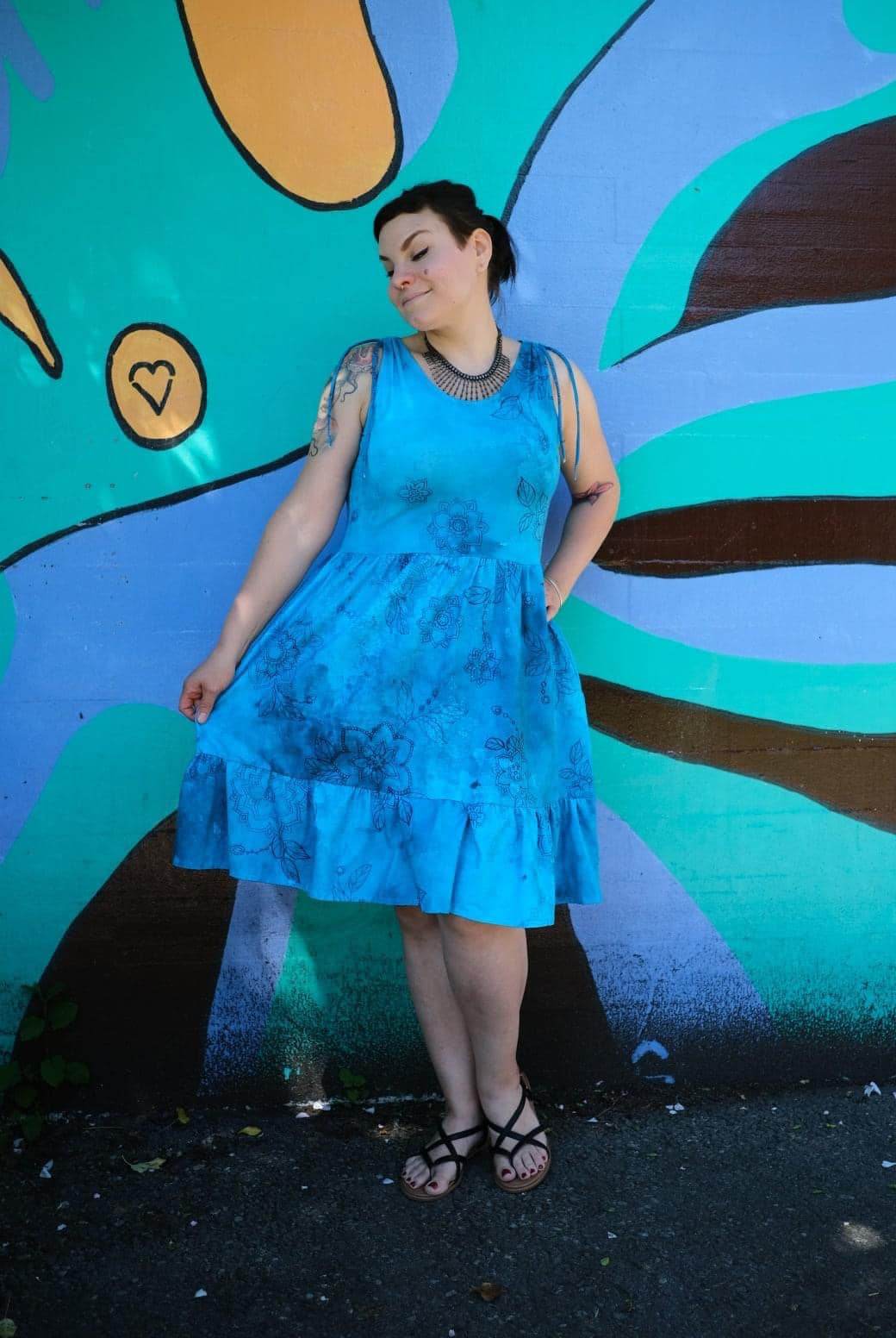 Schnittmuster und Ebook Kleid Amy Rose, Gr. 32-50 - Sewando