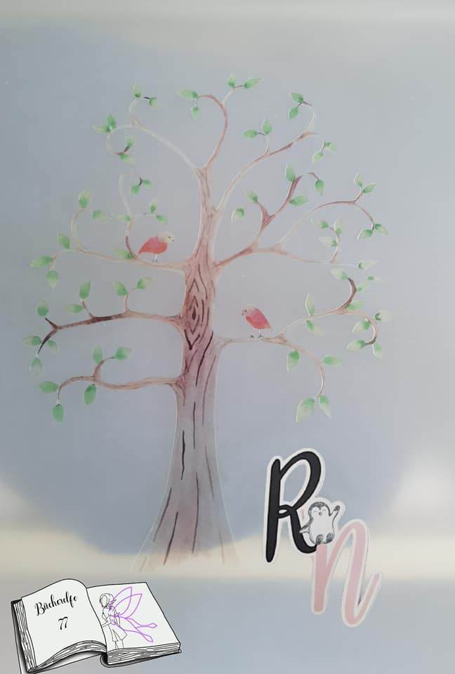 Digiset Baum mit Vögeln Plotten, Sublimation, Drucken - Sewando