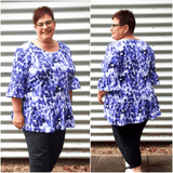 Schnittmuster Tunika, Shirt Aurora Gr. 32 bis 54 - Sewando