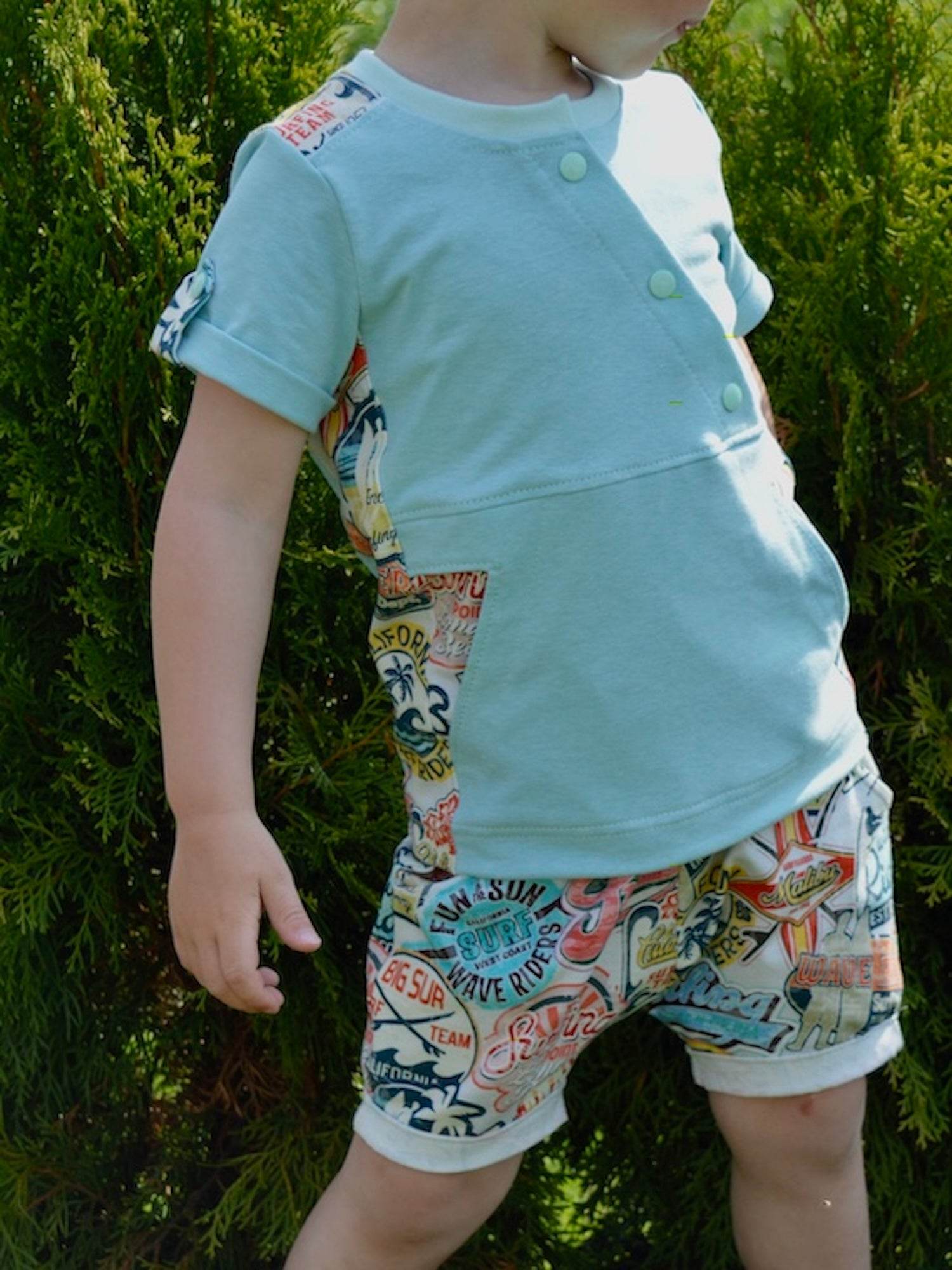 Schnittmuster Tadeos T-Shirt Gr. 50-140 (Kombi) - Sewando