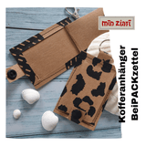 Schnittmuster und Plotterdatei Kofferanhänger BeiPACKzettel - Sewando