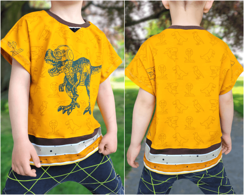 Schnittmuster Shirt AlldayDude Gr. 80 bis 152 - Sewando