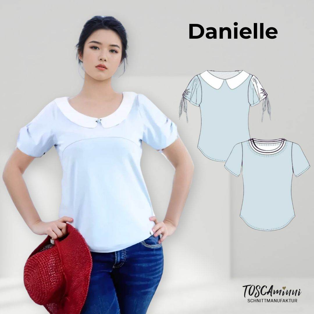 Schnittmuster Damen Shirt Danielle Gr. 34-54 - Sewando