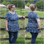 Schnittmuster Tunika, Shirt Aurora Gr. 32 bis 54 - Sewando