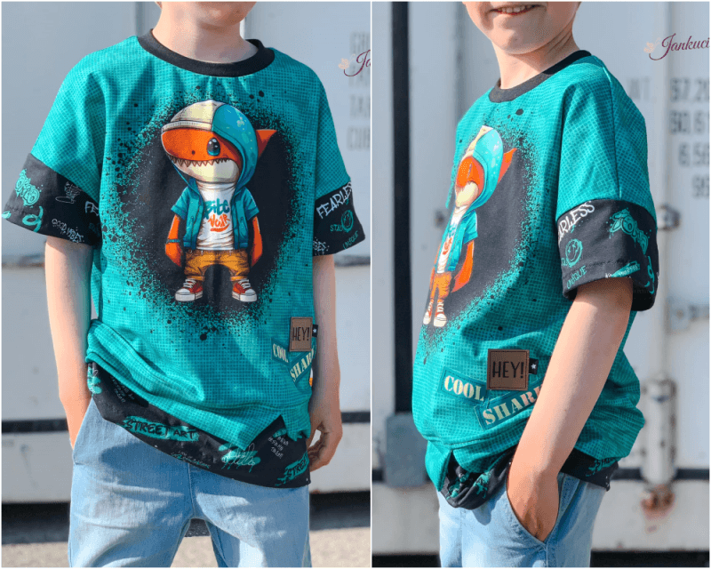 Schnittmuster Shirt AlldayDude Gr. 80 bis 152 - Sewando