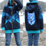 Schnittmuster Sweatjacke Benny Gr. 86 bis 152 - Sewando