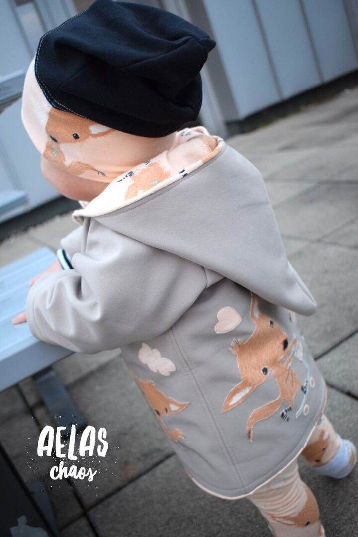 Mini Wetterheld Allwetter-Jacke, Winterjacke, Softshelljacke, Regenjacke für 69cm-104cm Körpergröße - Sewando