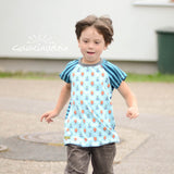 Schnittmuster Tunturi - Kindershirt Größe 74 - 164 - Sewando