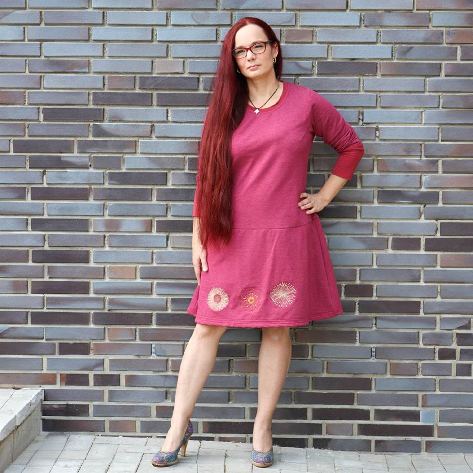 Schnittmuster Sweatkleid Aito - Größe 32 - 60 - Sewando