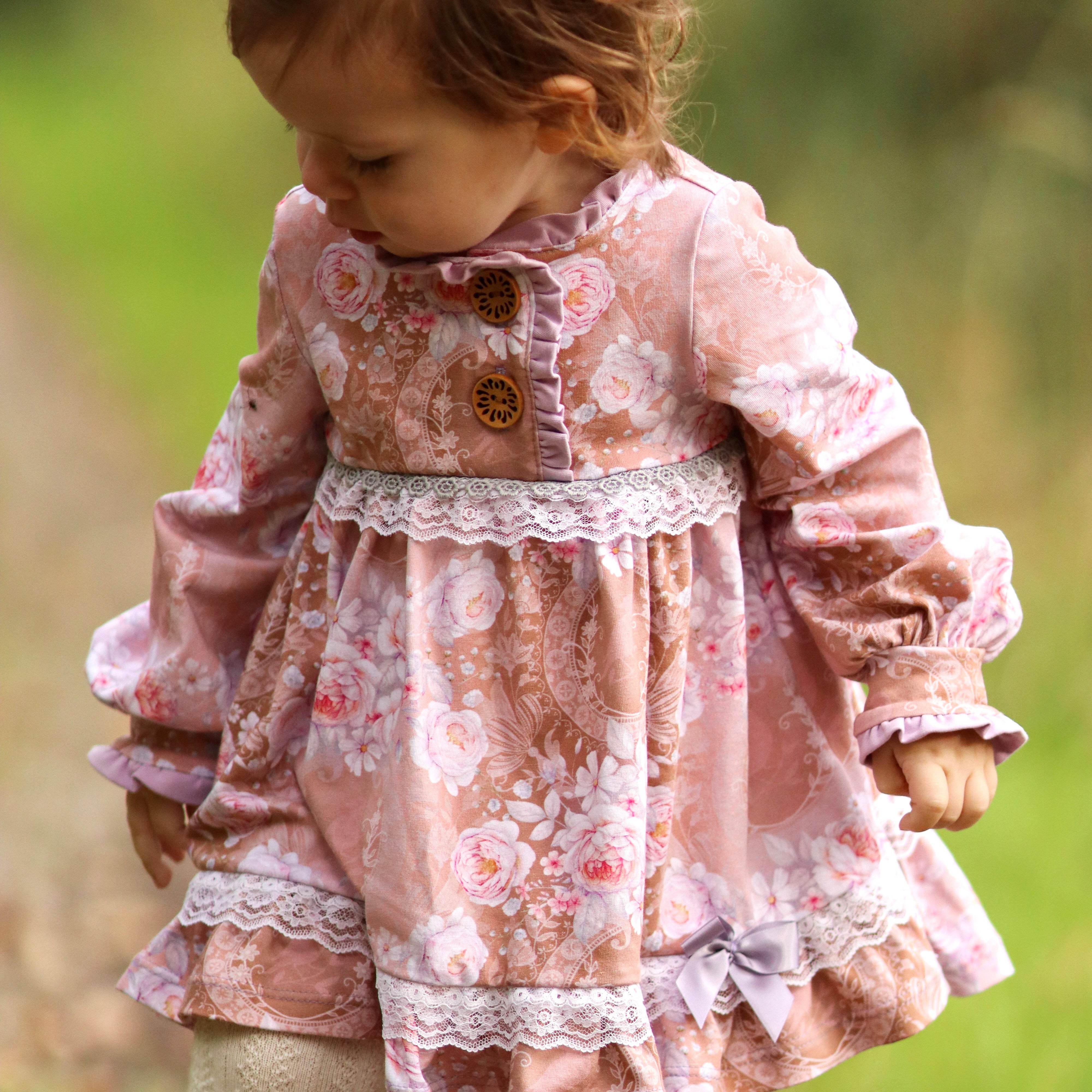 Schnittmuster Kleid Mia Größen 80-140, - Sewando