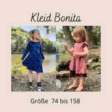 Schnittmuster Kleid Bonita Größe 74 – 158 - Sewando