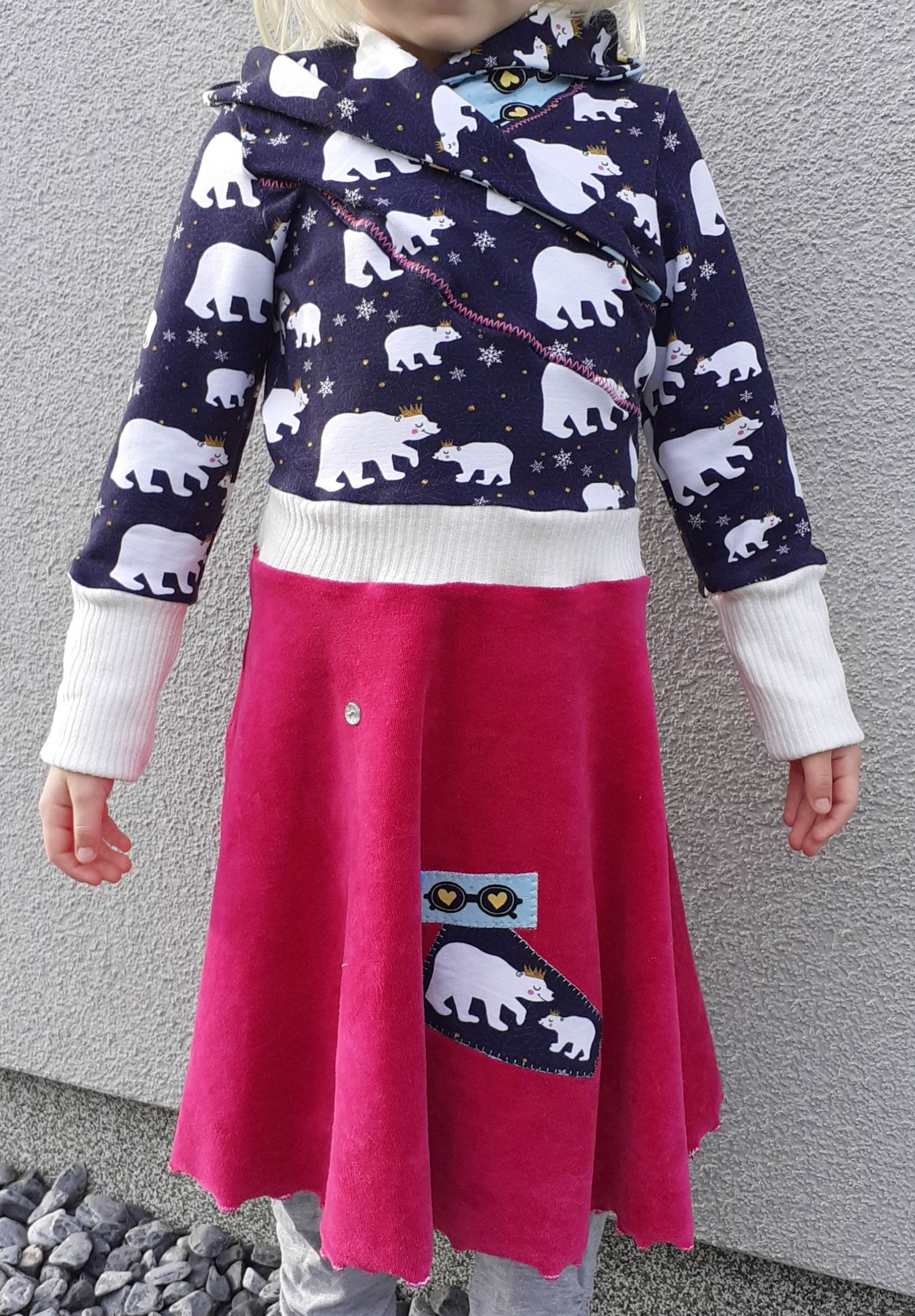 Schnittmuster Tellerrock Add-on für Kinderkleid Francine Gr. 74-164 - Sewando