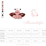 Marienkäfer Stickdatei – niedliches Glücksmotiv für Kinder & Geschenke - Sewando