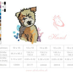 Hund Stickdatei – verspieltes Motiv für liebevolle Nähprojekte & kreative Geschenke - Sewando
