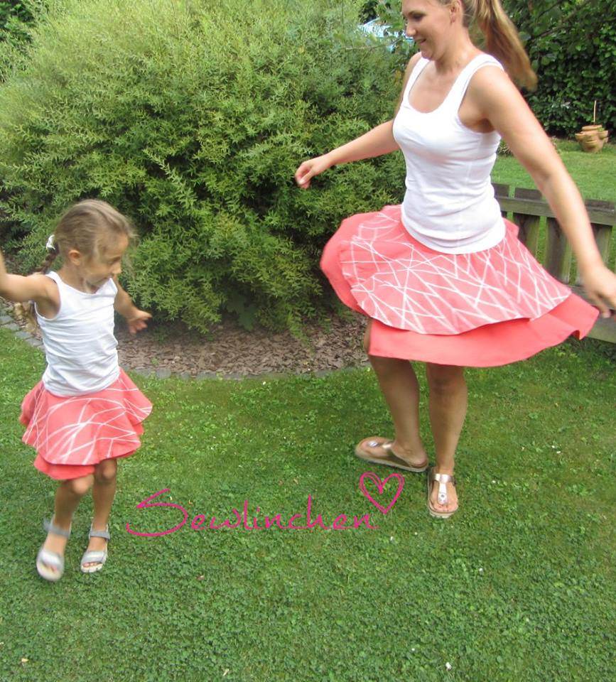 Sparpaket (Hosen)Rock Maxirock Räuberbraut & Räuberprinzessin Gr. 50-158 und Gr. 30-48 - Sewando