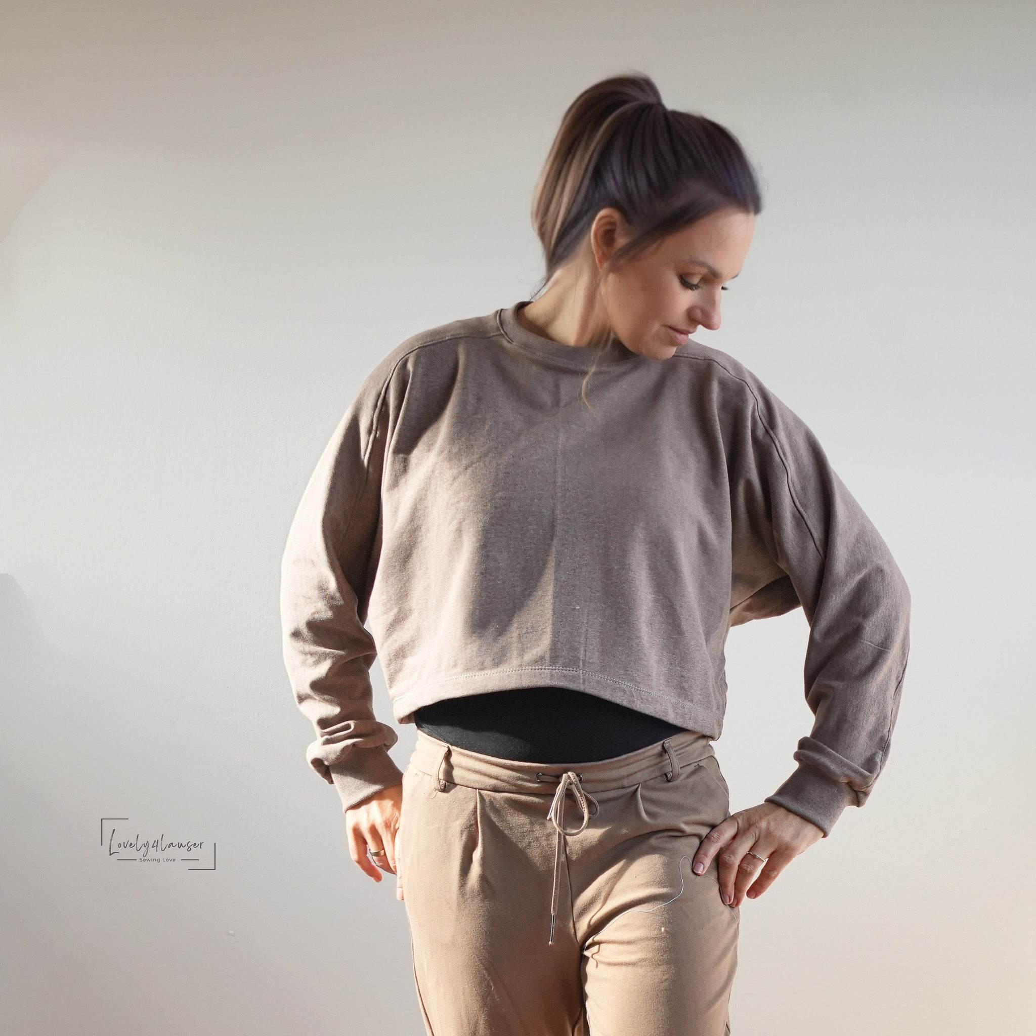 Schnittmuster Wingsweater Harlow Damen Gr. 30-54 - Sewando