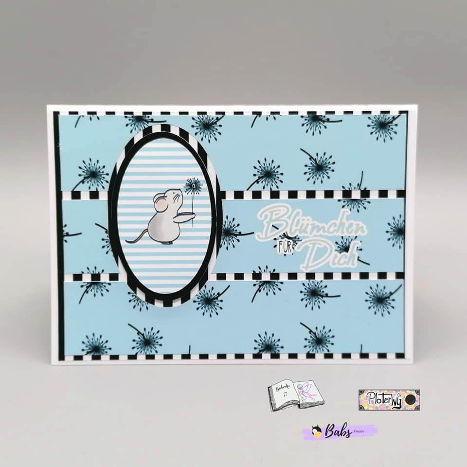 Digiset Mausi Pusteblume Plotten, Sublimation, Drucken - Sewando