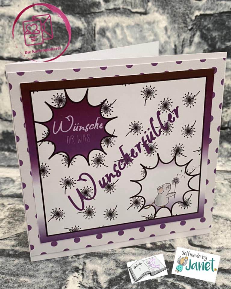 Digiset Mausi Pusteblume Plotten, Sublimation, Drucken - Sewando