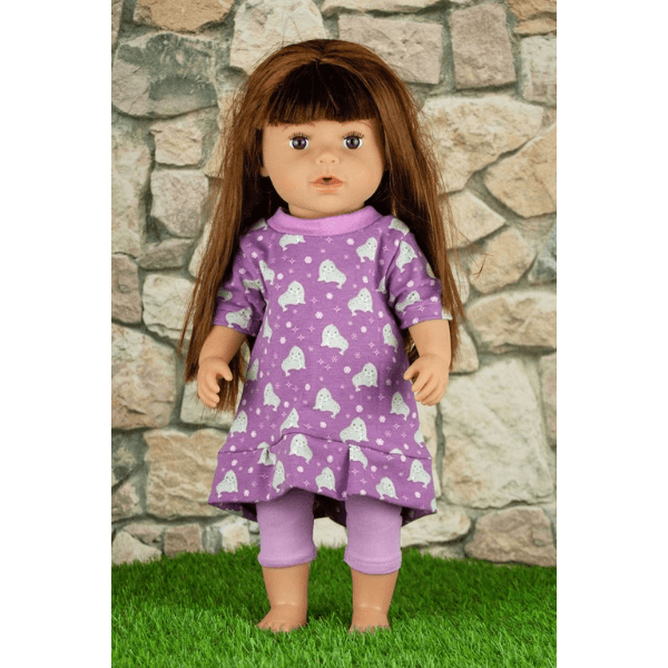 Sommerliche Puppenkleidung nähen – für 43 cm Babypuppen - Sewando