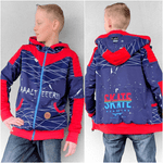 Schnittmuster Sweatjacke Benny Gr. 86 bis 152 - Sewando