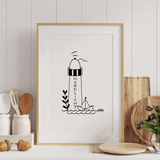 Leuchtturm Nordlicht Plotterdatei - Sewando