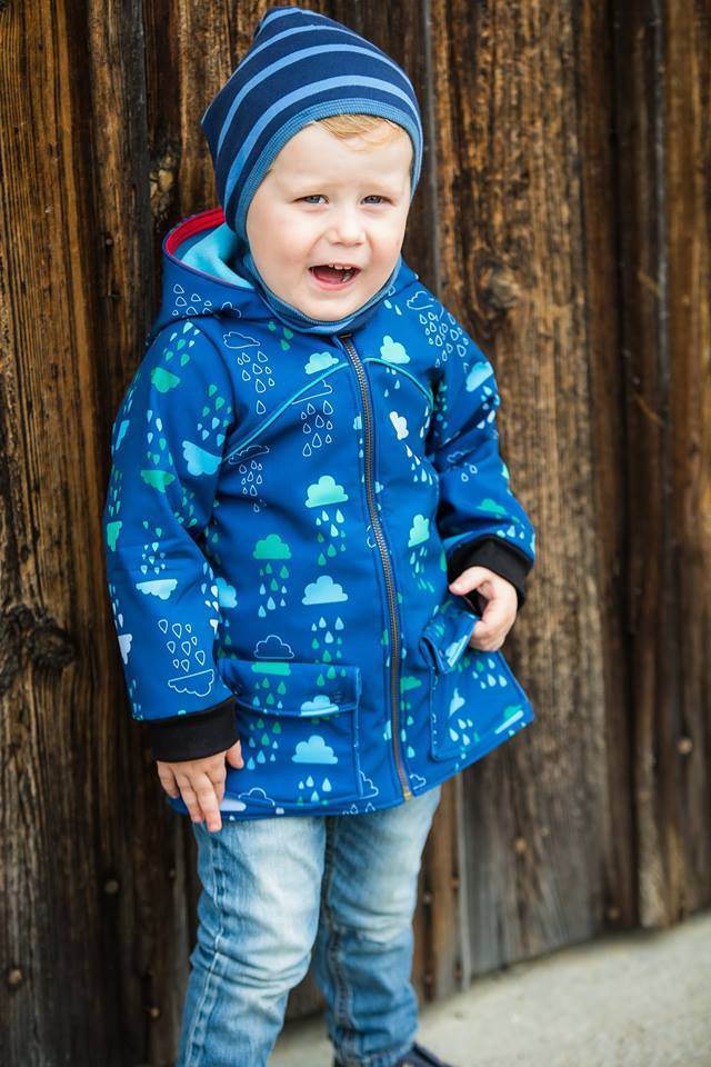 Mini Wetterheld Allwetter-Jacke, Winterjacke, Softshelljacke, Regenjacke für 69cm-104cm Körpergröße - Sewando