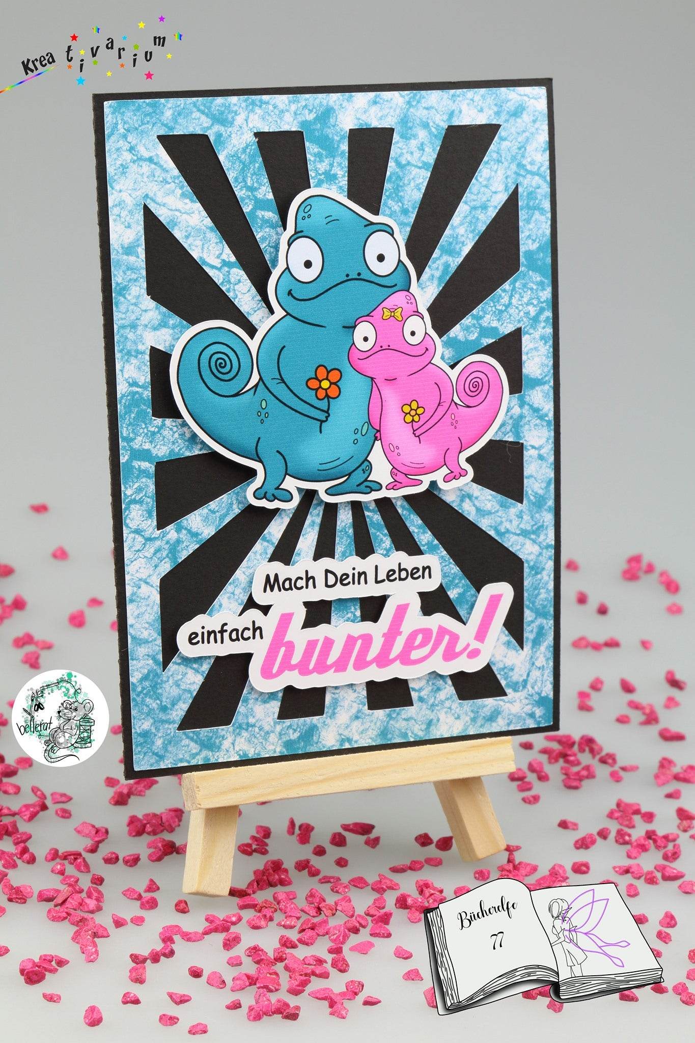 Digiset Chamäleon Plotten, Sublimation, Drucken - Sewando