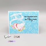 Digiset Herzen mit Blumen Plotten, Sublimation, Drucken - Sewando