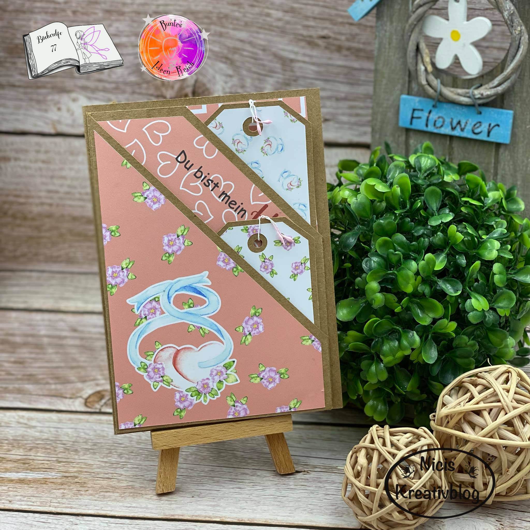 Digiset Herzen mit Blumen Plotten, Sublimation, Drucken - Sewando