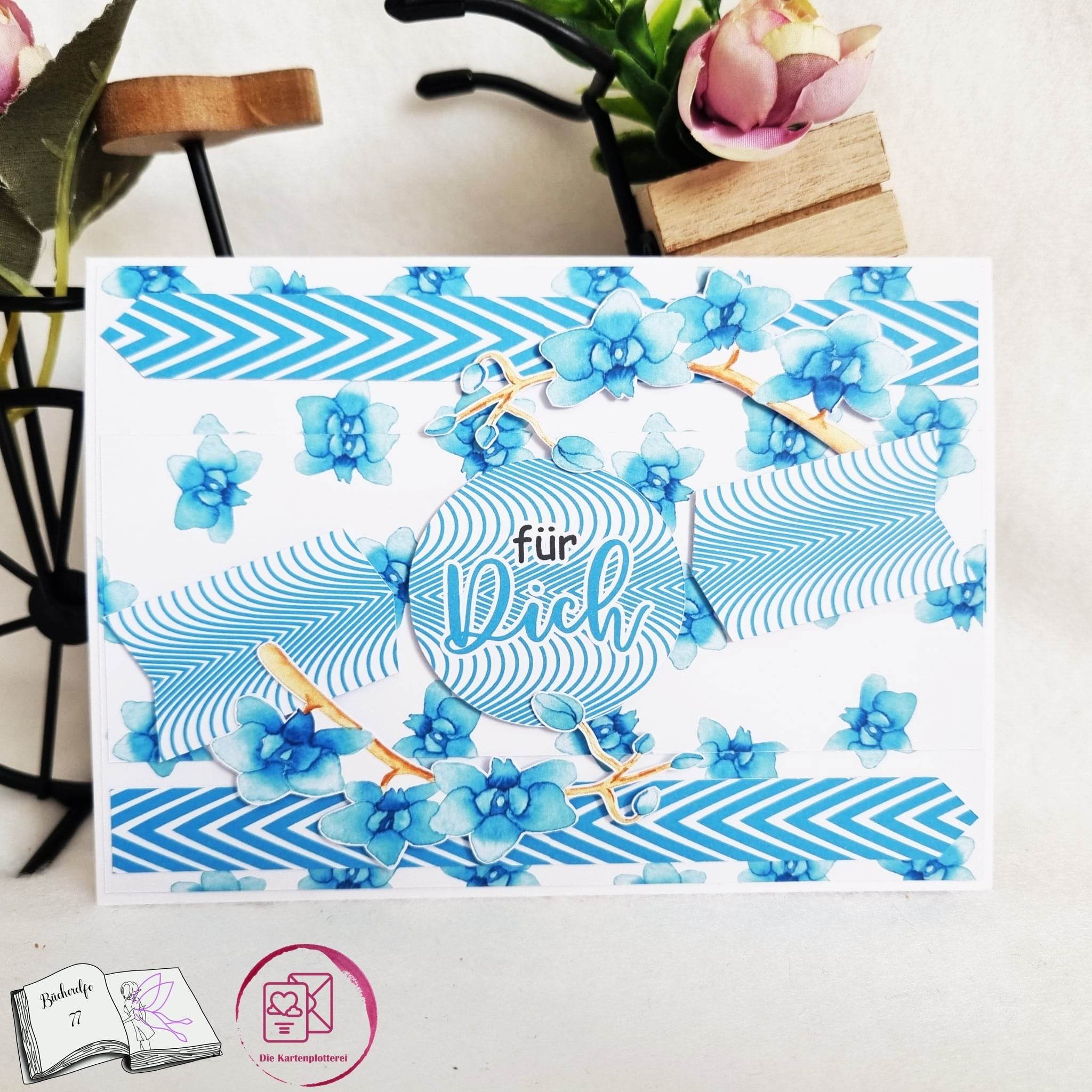 Digiset Orchidee Plotten, Sublimation, Drucken - Sewando